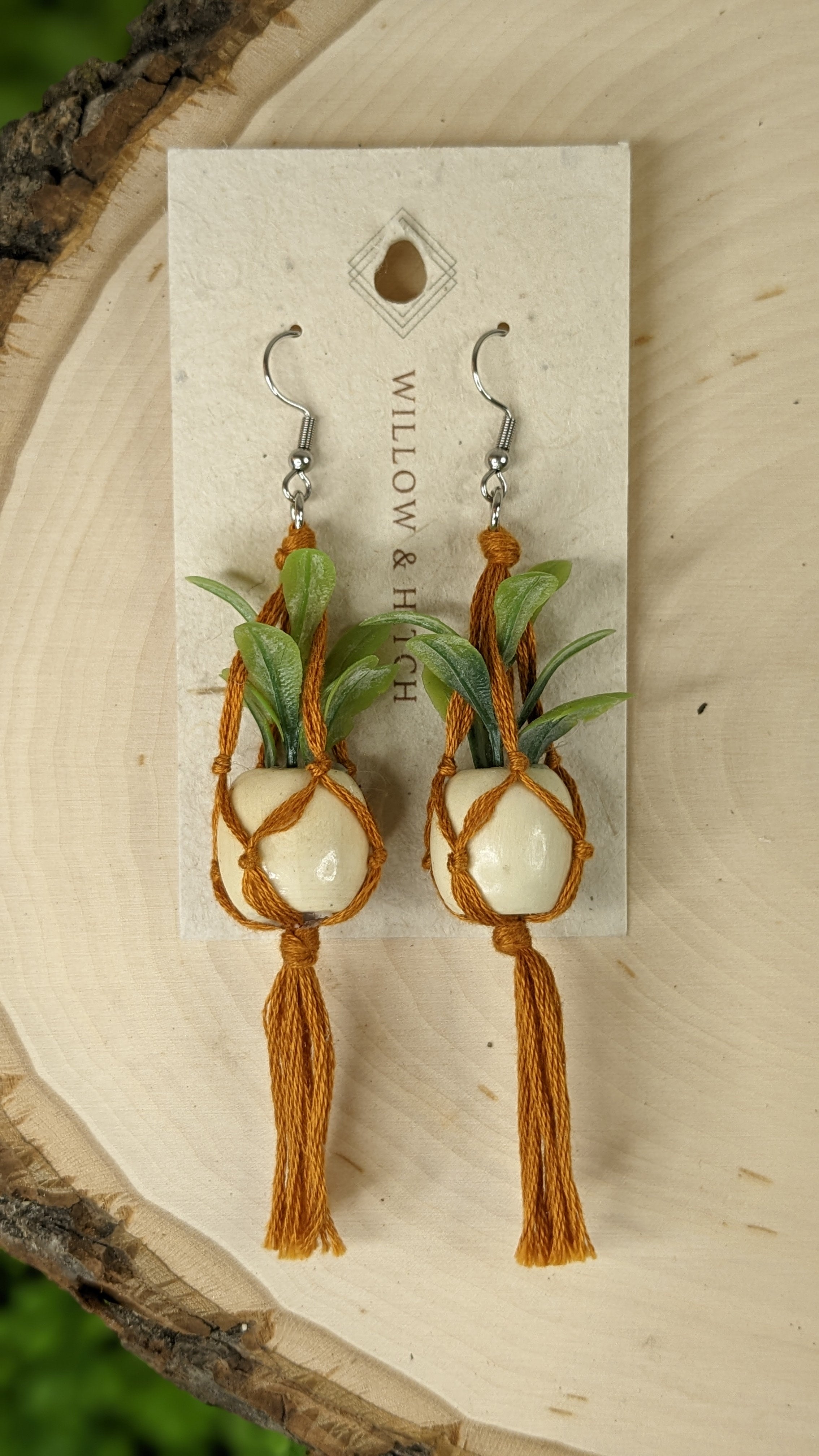 Earrings plant clearance